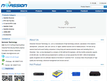 Tablet Screenshot of norssion.com